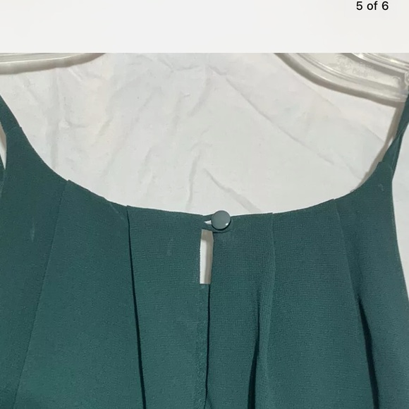 Miami Green Emerald Dress Sleeveless Fit & Flare Womens Small - Picture 3 of 4